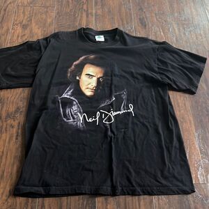 Vintage Neil Diamond Black Tour T Shirt Size XLarge in EUC for its age